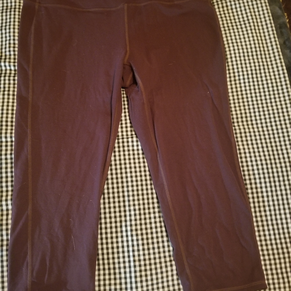 Athleta crop leggings sz xl